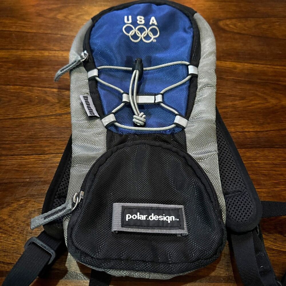 USA Olympic Games Backpack Nylon Lightweight Polar Design Bode